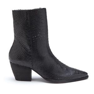 Black Snake Skin Cathy Boots